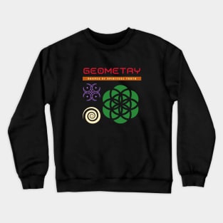 Sacred Geometry Shapes of Spiritual Truth Crewneck Sweatshirt